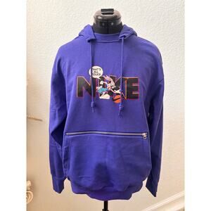 Nike Blue Bugs Bunny Basketball Hoodie - Space Jam